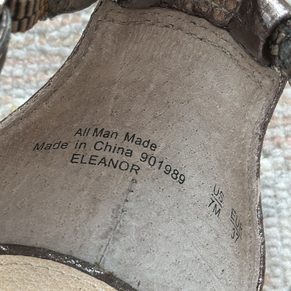 Sam Edelman Women's Eleanor Pewter Boa Print Pump Size 7 - Picture 8 of 10